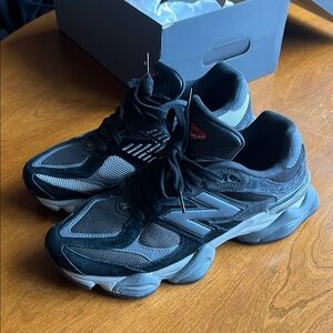 New Balance Black and Gray Performance Sneakers